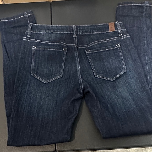 585.  Simply Vera Vera Wang Dark Blue Skinny Jeans - Picture 7 of 8